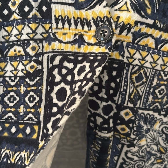 Christopher & Banks 1-button closure 3/4 sleeve Sweater Size Large - Picture 3 of 9